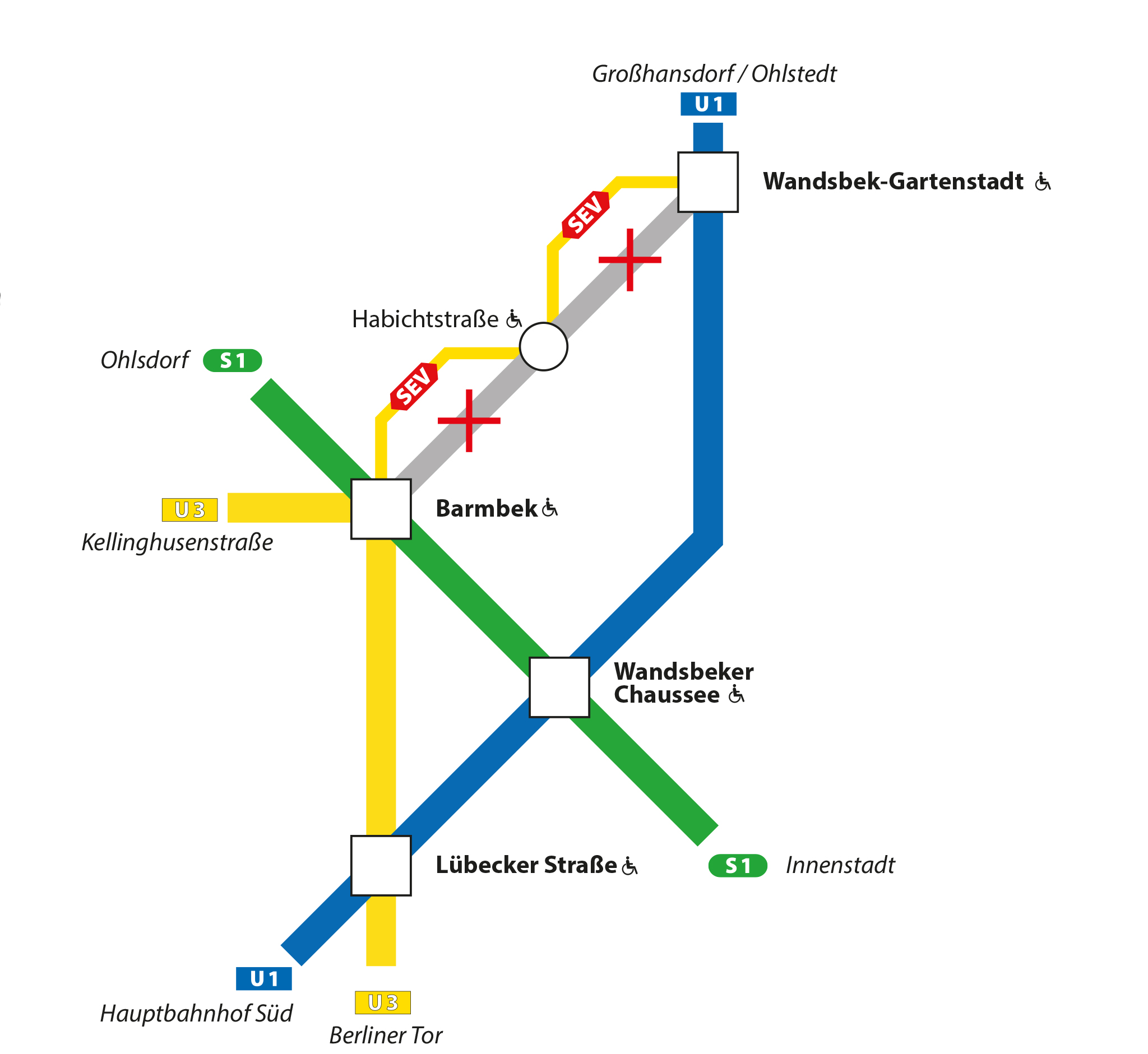 Presseinfo U3: Busse statt Bahnen am Wochenende